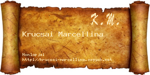 Krucsai Marcellina névjegykártya